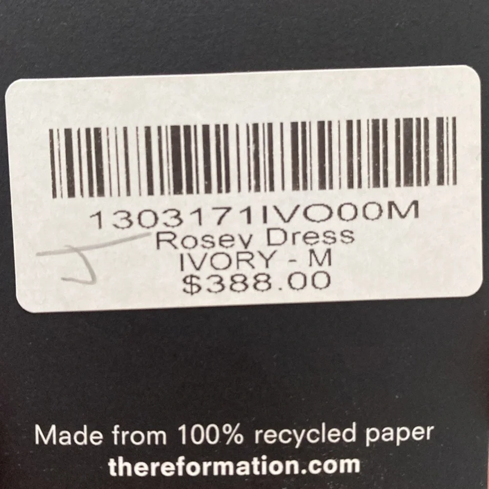 NWT- Reformation Rosey Wedding Dress Size M (STYLE NO LONGER SOLD ONLINE) - Picture 6 of 6